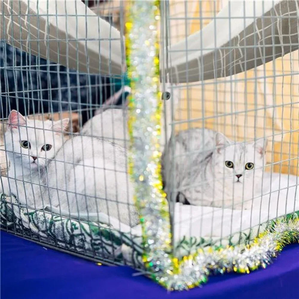 2 Pieces Reversible Cat Hanging Hammock Soft Breathable Pet Cage Hammock
